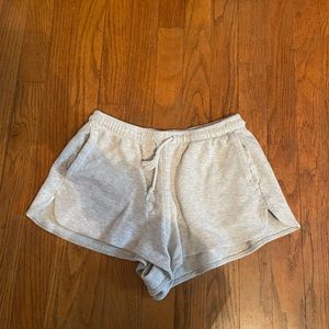 JOHN GALT LIGHY GREY SWEAT-SHORTS